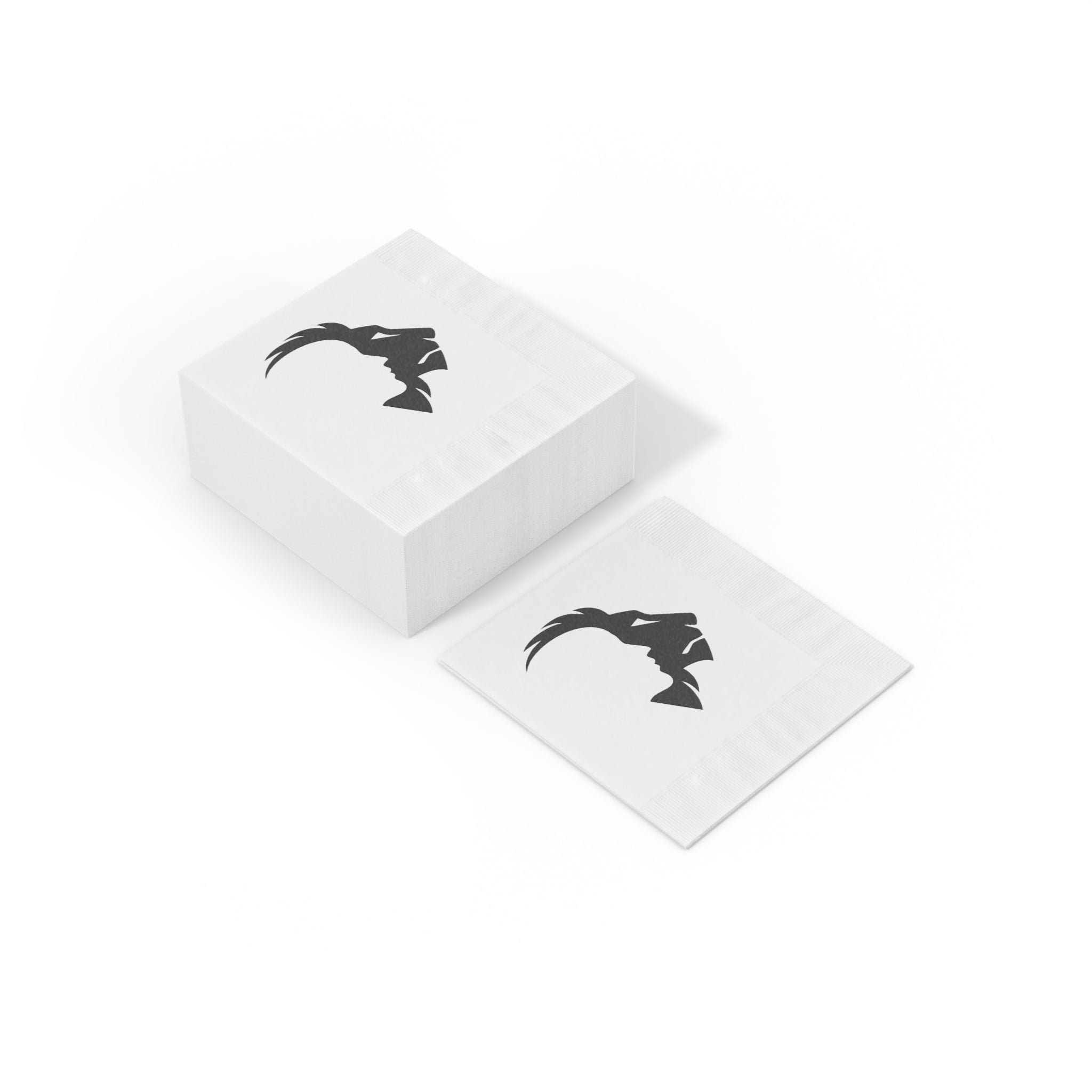 White Coined Napkins