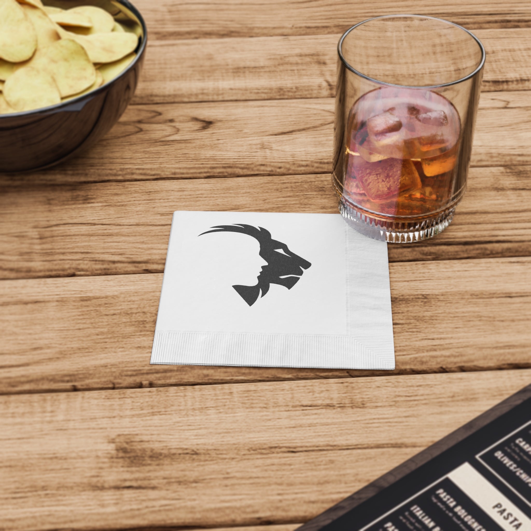 White Coined Napkins