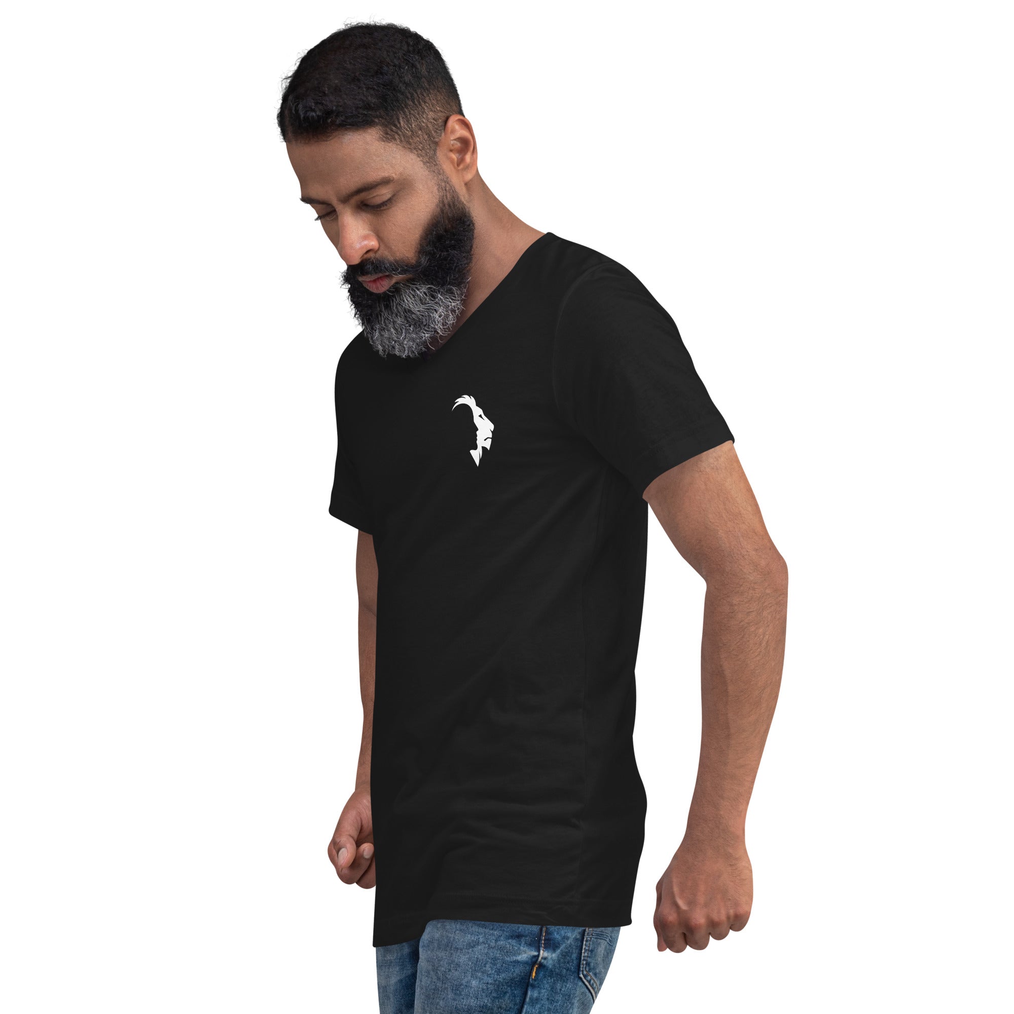 SHER Unisex Short Sleeve V-Neck T-Shirt